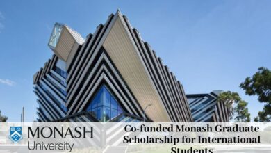 Monash University Co-funded Monash Graduate Scholarship (CF-MGS) in Australia for 2023/2024