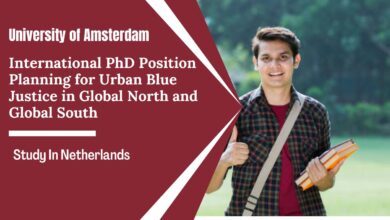 The University of Amsterdam International Ph.D. Position Planning for Urban Blue Justice in Global North and Global South, Netherlands 2023