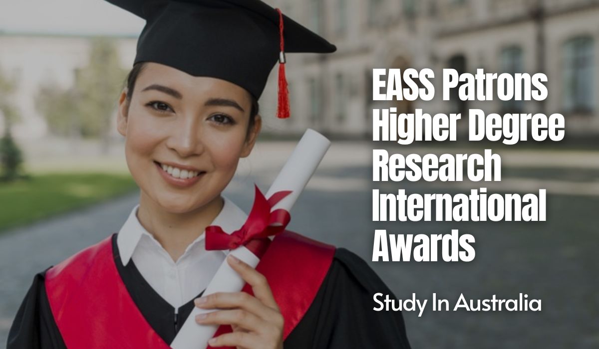 Australian National University EASS Patrons Higher Degree Research International Awards in Australia 2023