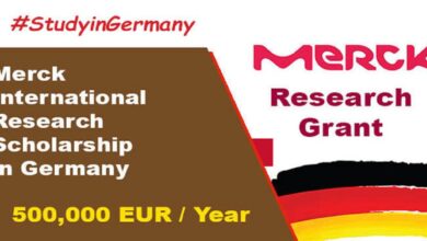 Partially Funded Merck International Research Scholarships, Germany 2023