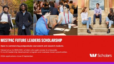 University of Queensland Westpac Future Leaders Scholarship, Australia for 2023