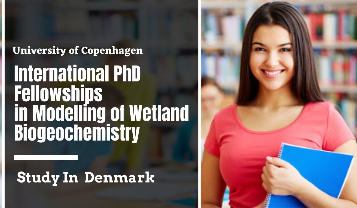 University of Copenhagen International PhD Fellowships in Modelling of Wetland Biogeochemistry, Denmark 2023