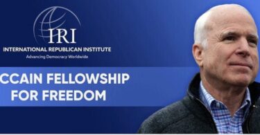 International Republican Institute IRI McCain Fellowship for Freedom, USA 2024