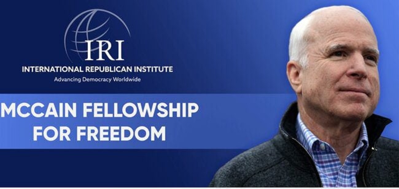 International Republican Institute IRI McCain Fellowship for Freedom, USA 2024