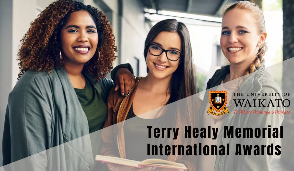 University of Waikato Terry Healy Memorial International Awards, New Zealand for 2023