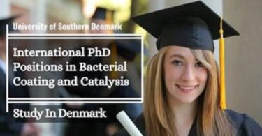 University of Southern Denmark International PhD Positions in Bacterial Coating and Catalysis, Denmark 2023