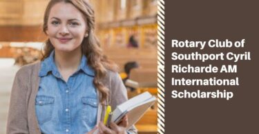 Griffith University Rotary Club of Southport Cyril Richarde AM International Scholarship, Australia 2024