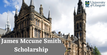 James McCune Smith Scholarships at the University of Glasgow, UK 2024