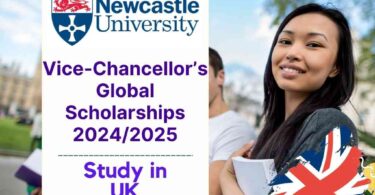 Newcastle University Vice-Chancellor's Global International Undergraduate Scholarships, UK 2024