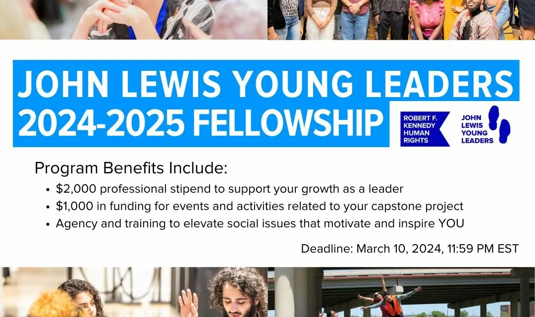 Robert F. Kennedy Human Rights John Lewis Young Leaders Fellow Program, USA 2024