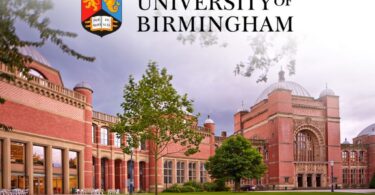 University of Birmingham Postgraduate Progression Award, UK 2024