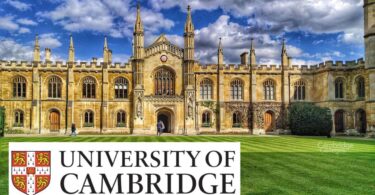 University of Cambridge CERF Scholarship Competition in the UK for 2024